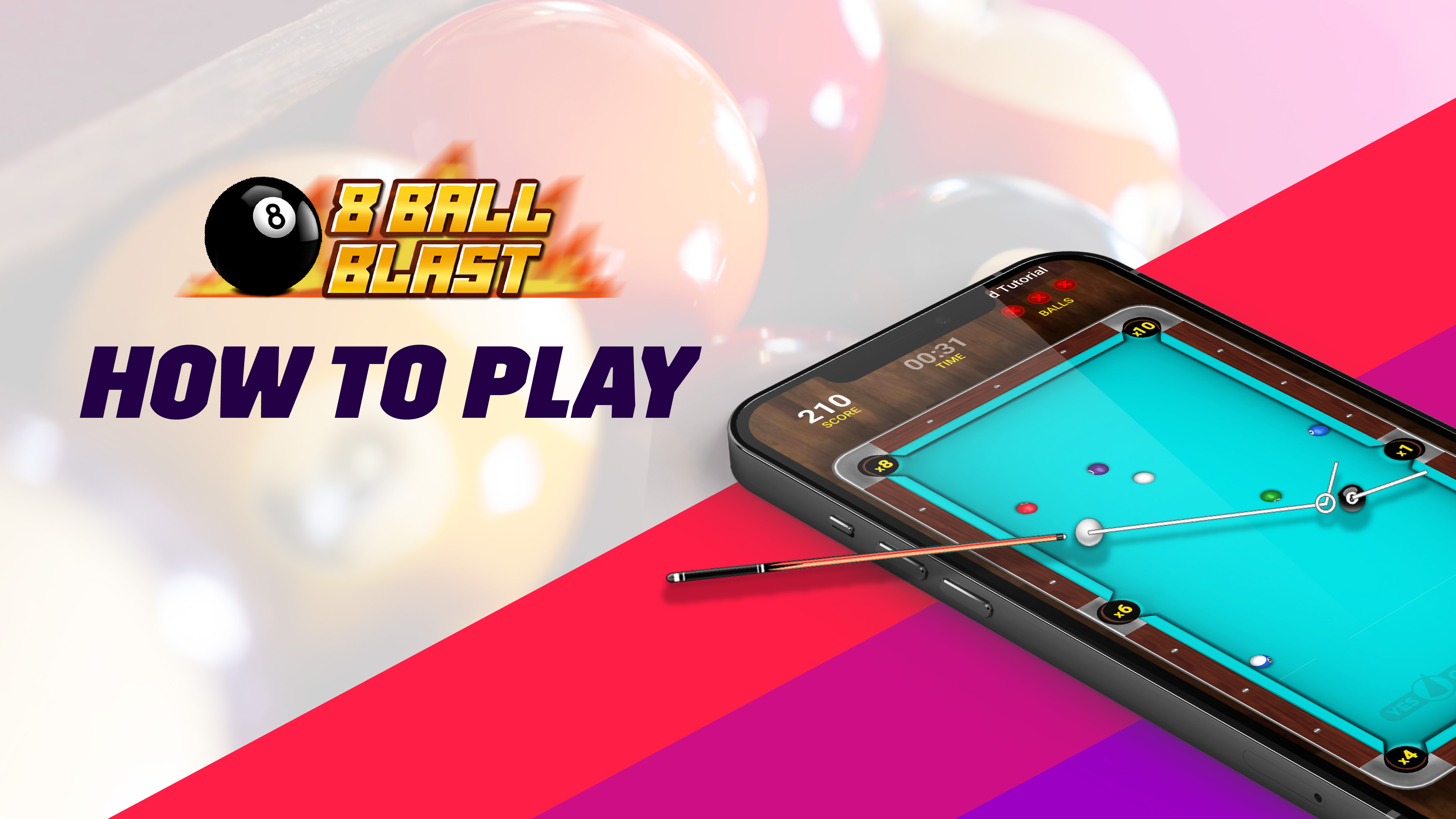 How to play 8 ball blast pool