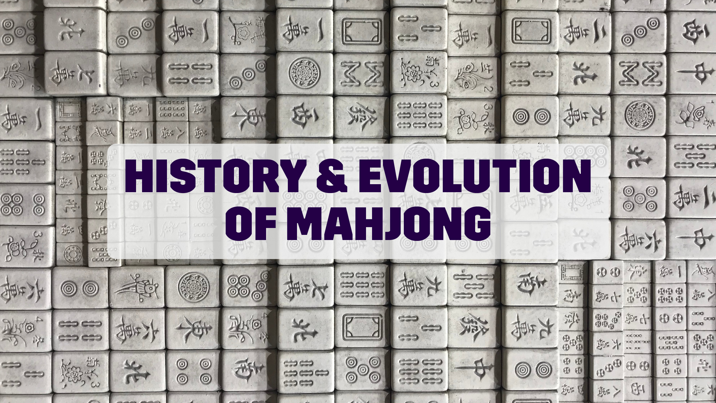 history of mahjong