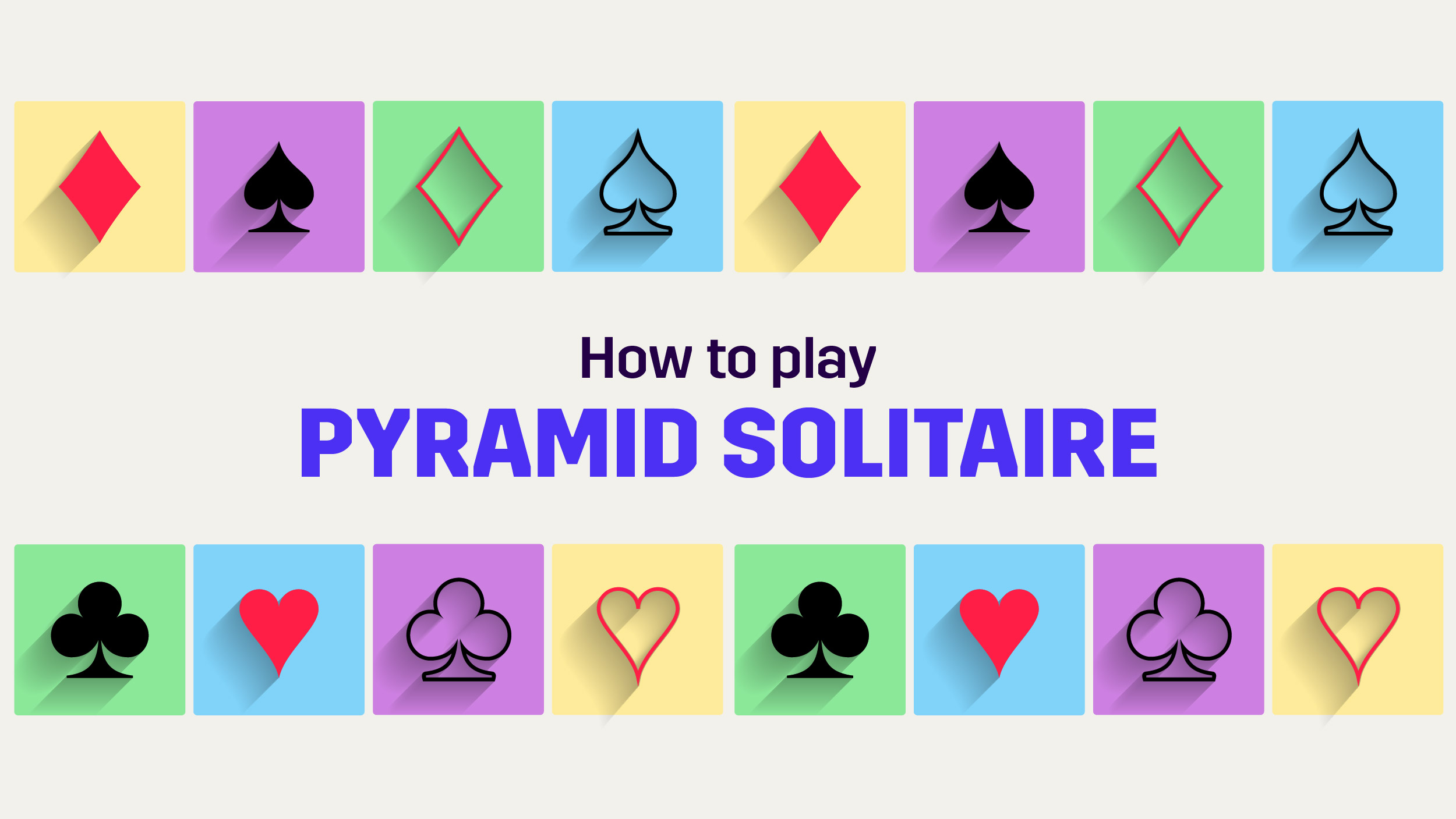 how to play pyramid solitaire