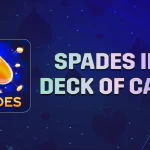 Spades in a deck of cards