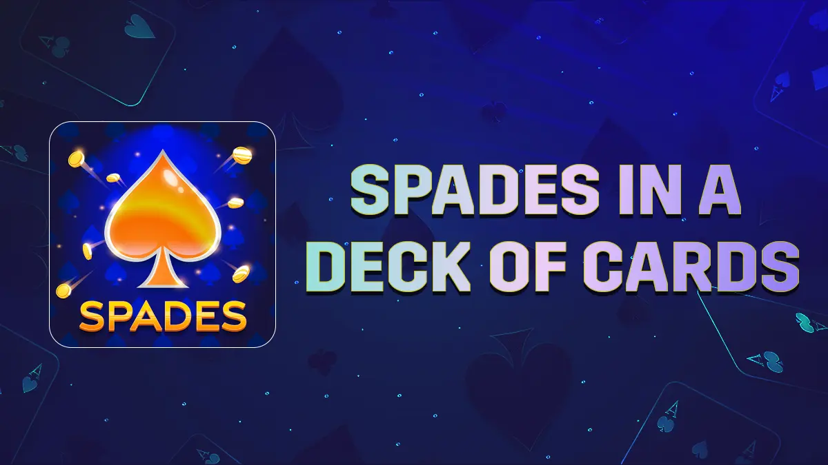 Spades in a deck of cards