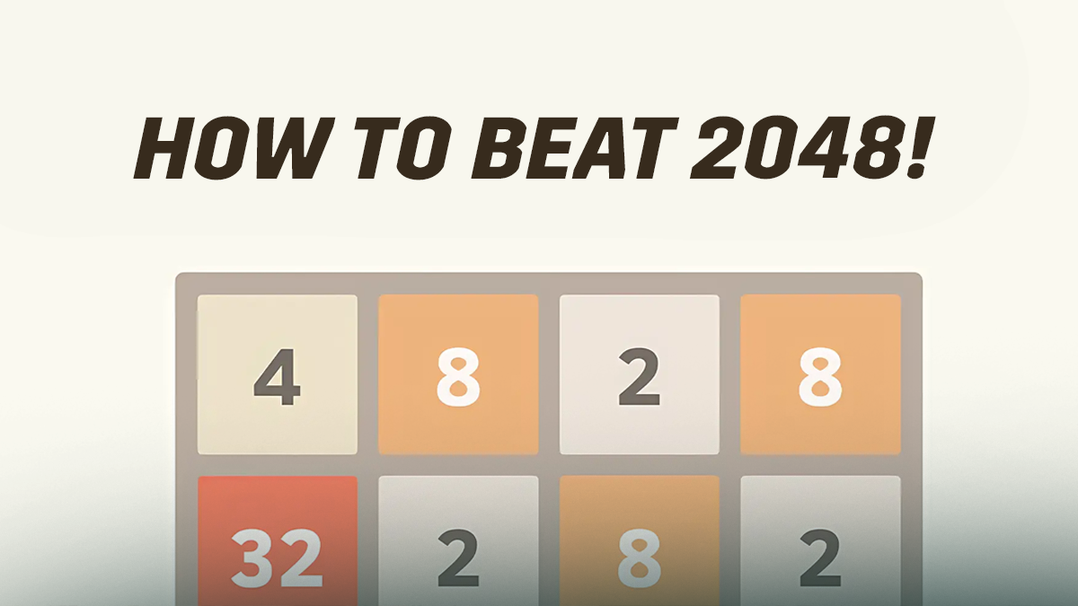 how to win 2048 game